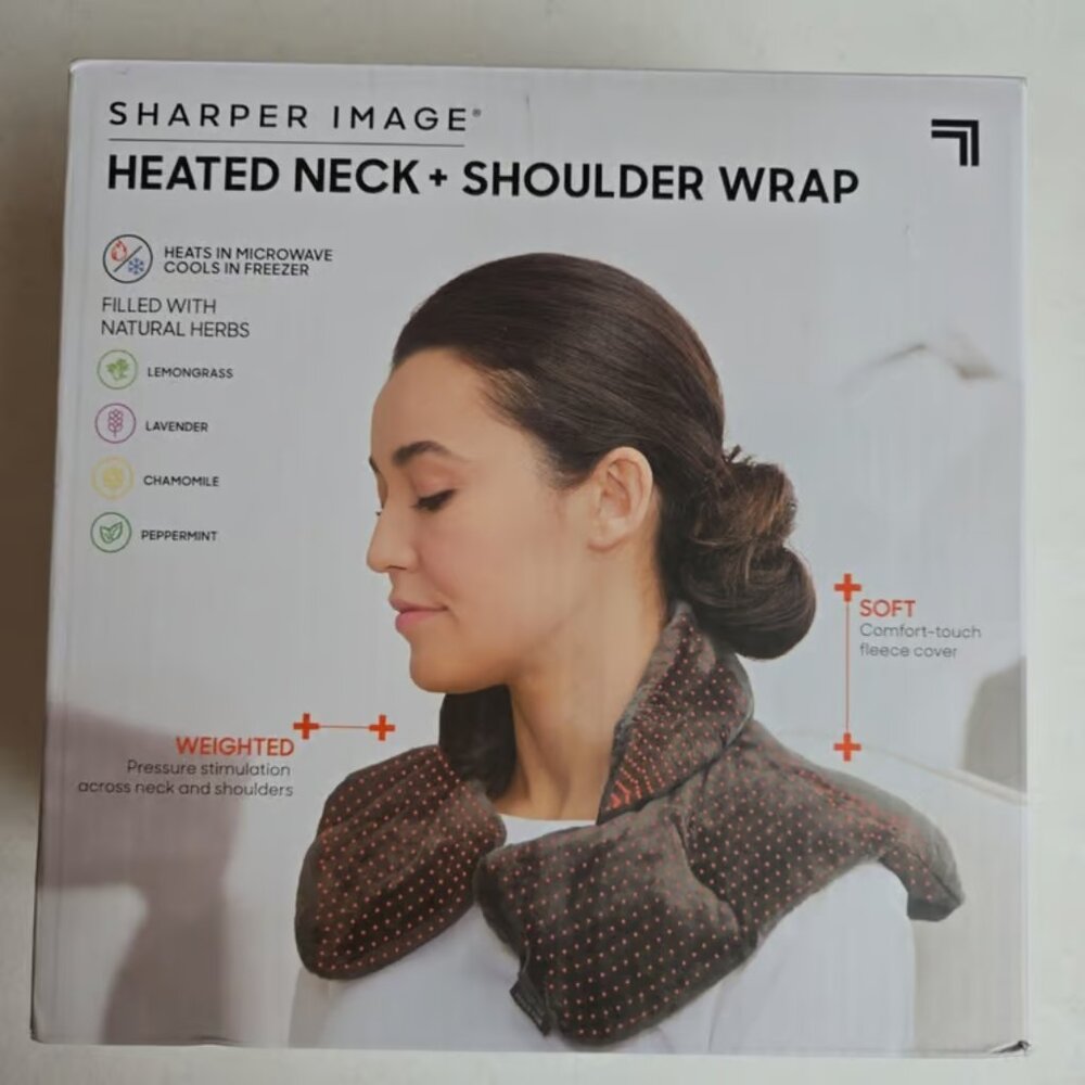 Sharper Image Heated Neck and Shoulder Wrap